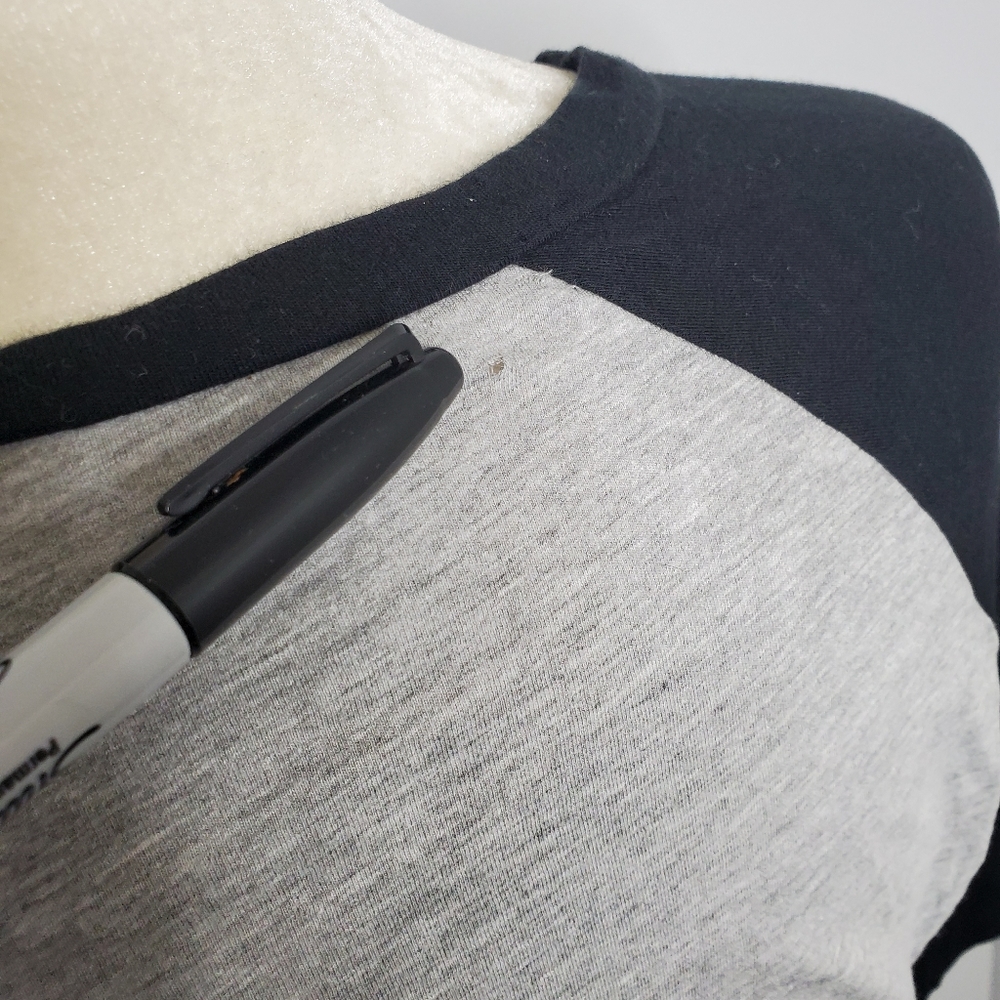 KURT COBAIN raglan baseball letter handwritten tee - Picture 5 of 6